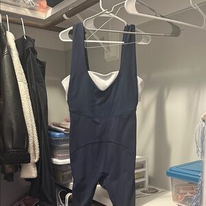 Navy Blue free people movement workout onesie